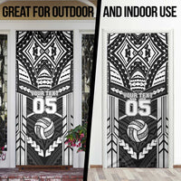 Custom Polynesia Beach Volleyball Door Cover Polynesian Tribal Pattern LT05 - Polynesian Pride
