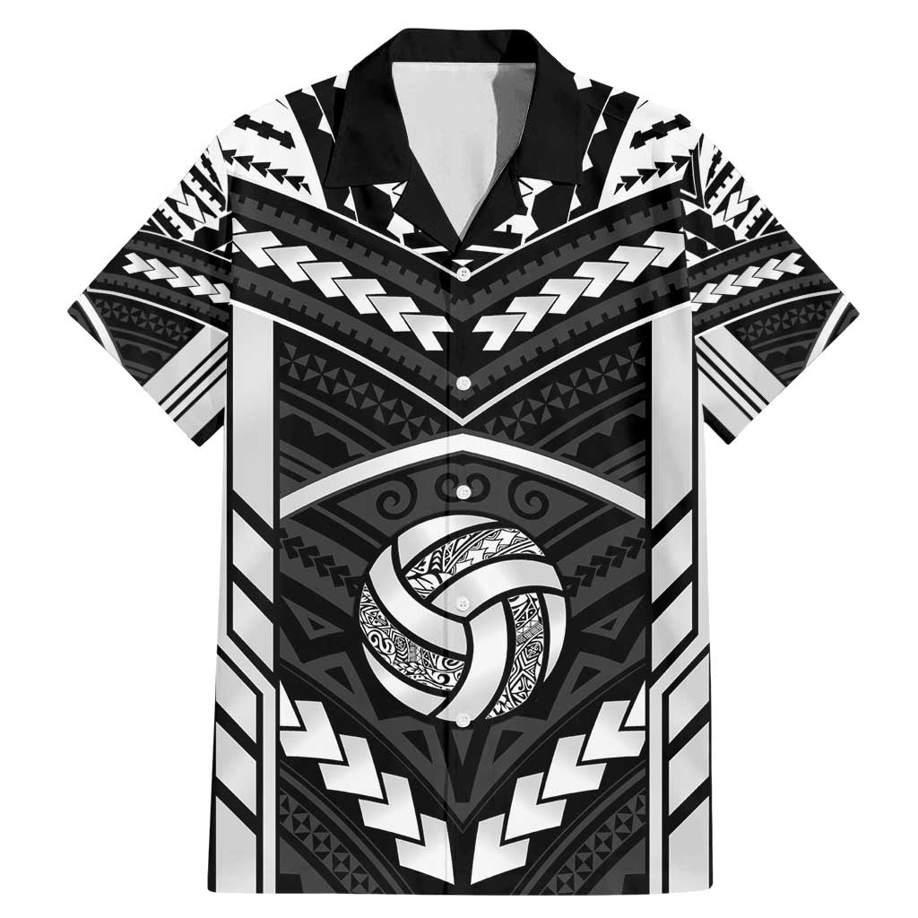 Custom Polynesia Beach Volleyball Family Matching Mermaid Dress and Hawaiian Shirt Polynesian Tribal Pattern - Polynesian Pride