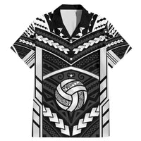 Custom Polynesia Beach Volleyball Family Matching Mermaid Dress and Hawaiian Shirt Polynesian Tribal Pattern - Polynesian Pride