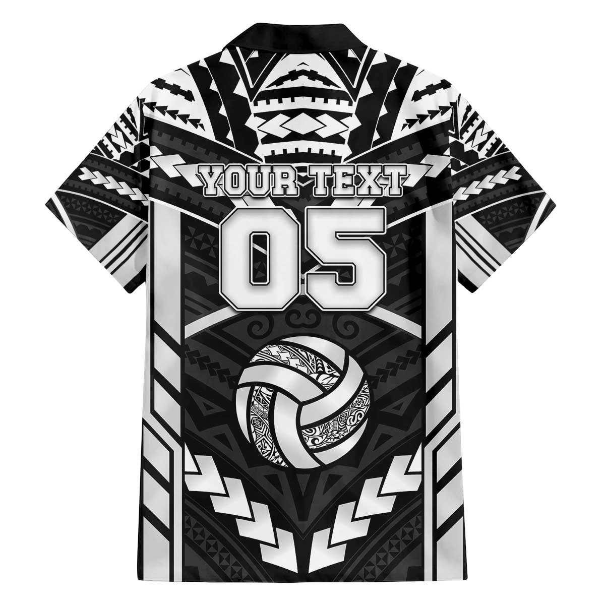 Custom Polynesia Beach Volleyball Family Matching Off The Shoulder Long Sleeve Dress and Hawaiian Shirt Polynesian Tribal Pattern - Polynesian Pride