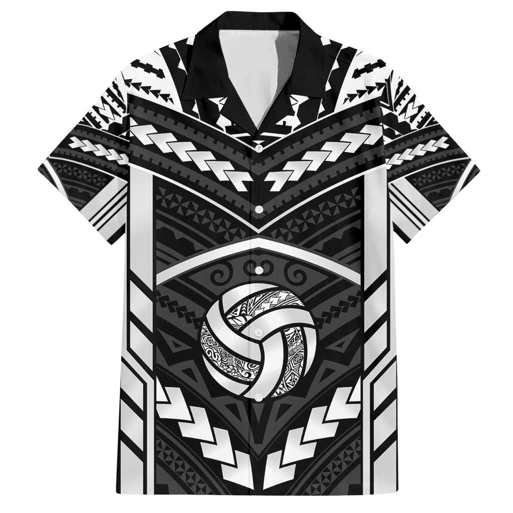 Custom Polynesia Beach Volleyball Family Matching Tank Maxi Dress and Hawaiian Shirt Polynesian Tribal Pattern - Polynesian Pride