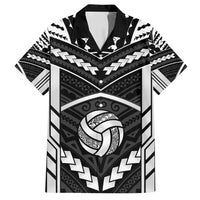 Custom Polynesia Beach Volleyball Family Matching Tank Maxi Dress and Hawaiian Shirt Polynesian Tribal Pattern - Polynesian Pride