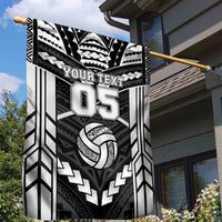Custom Polynesia Beach Volleyball Garden Flag Polynesian Tribal Pattern - Polynesian Pride