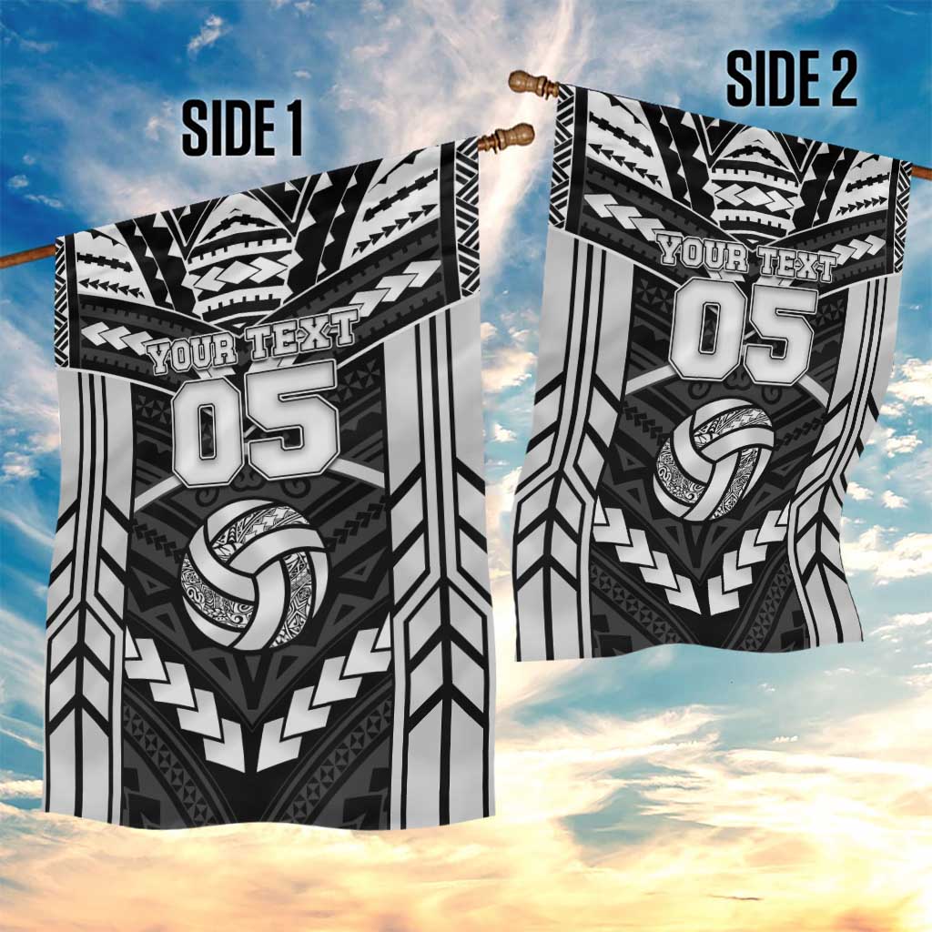 Custom Polynesia Beach Volleyball Garden Flag Polynesian Tribal Pattern - Polynesian Pride