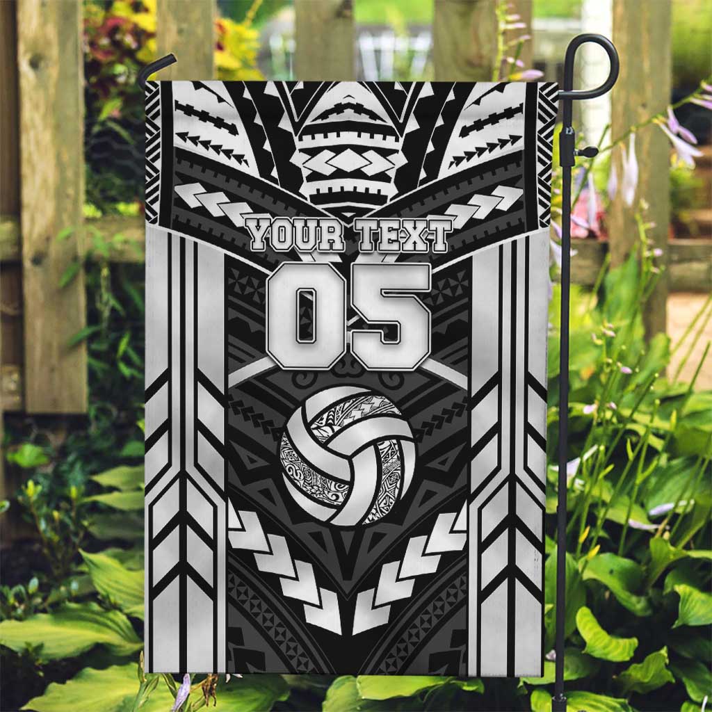 Custom Polynesia Beach Volleyball Garden Flag Polynesian Tribal Pattern - Polynesian Pride
