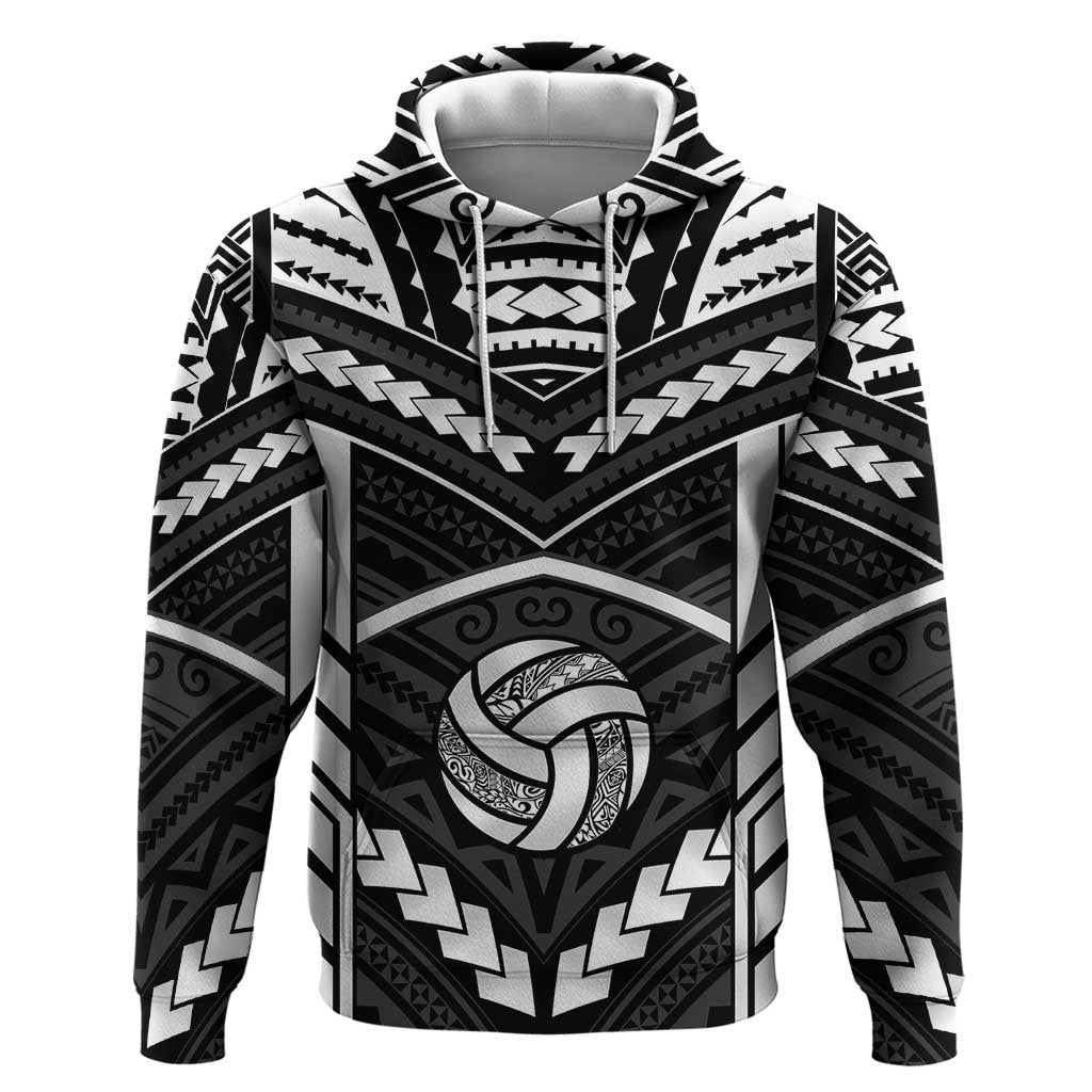 Custom Polynesia Beach Volleyball Hoodie Polynesian Tribal Pattern - Polynesian Pride