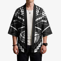 Custom Polynesia Beach Volleyball Kimono Polynesian Tribal Pattern - Polynesian Pride