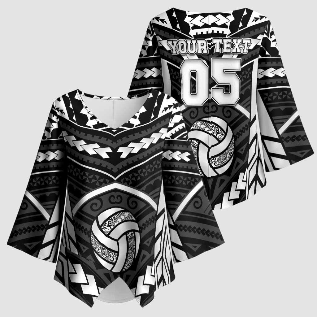 Custom Polynesia Beach Volleyball Kimono Sleeve Blouse Polynesian Tribal Pattern LT05 - Polynesian Pride