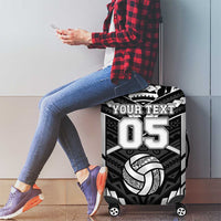 Custom Polynesia Beach Volleyball Luggage Cover Polynesian Tribal Pattern - Polynesian Pride