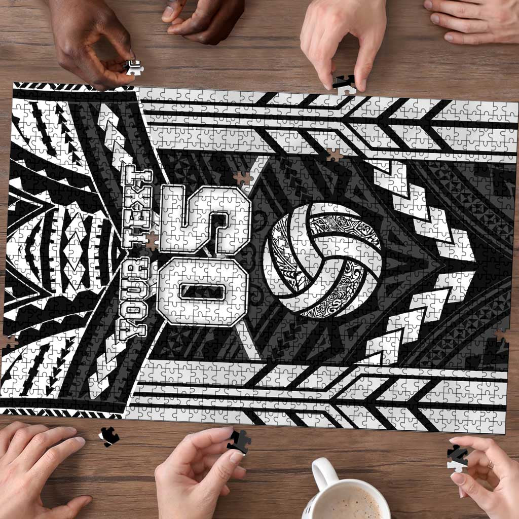 Custom Polynesia Beach Volleyball Puzzle Polynesian Tribal Pattern LT05 - Polynesian Pride