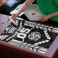 Custom Polynesia Beach Volleyball Puzzle Polynesian Tribal Pattern LT05 - Polynesian Pride