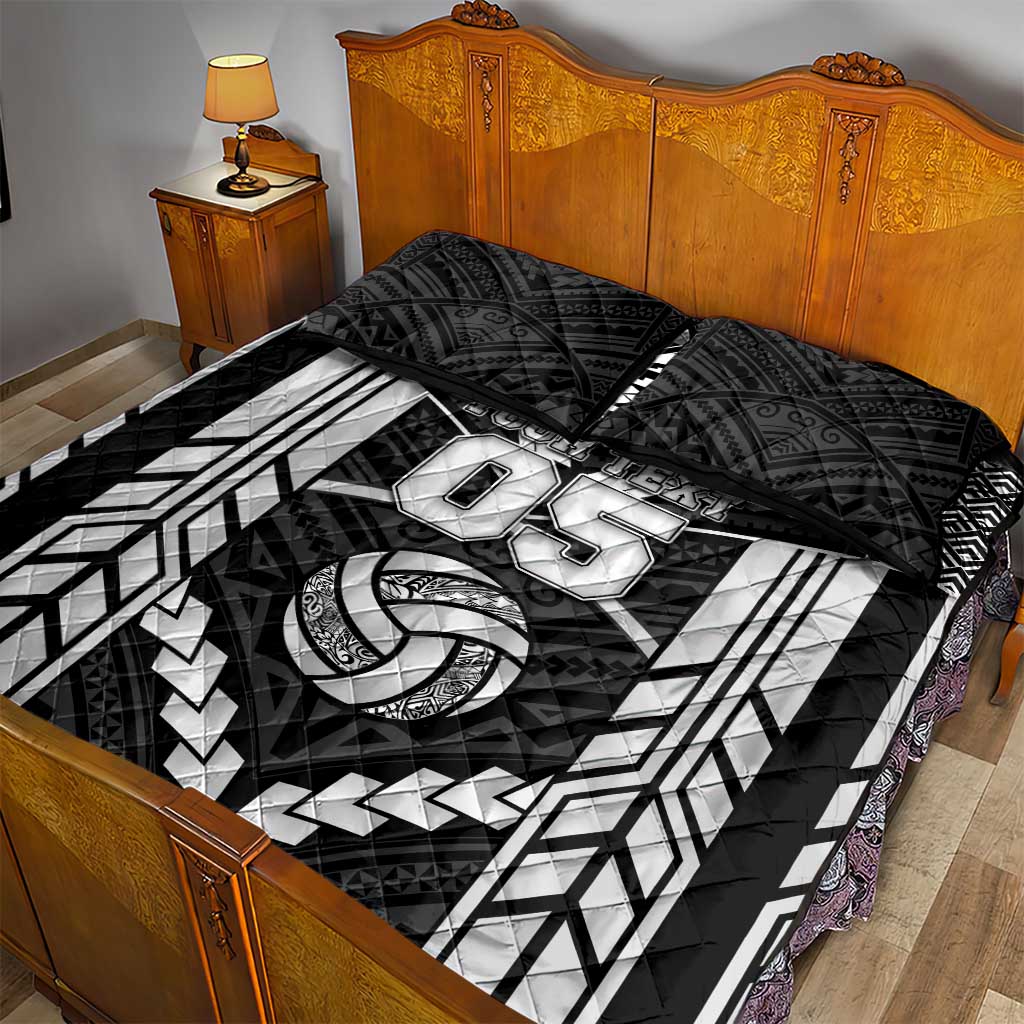 Custom Polynesia Beach Volleyball Quilt Bed Set Polynesian Tribal Pattern - Polynesian Pride