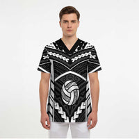 Custom Polynesia Beach Volleyball Scrub Top Polynesian Tribal Pattern LT05 - Polynesian Pride