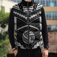 Custom Polynesia Beach Volleyball Sleeveless Puffer Jacket Polynesian Tribal Pattern LT05 - Polynesian Pride