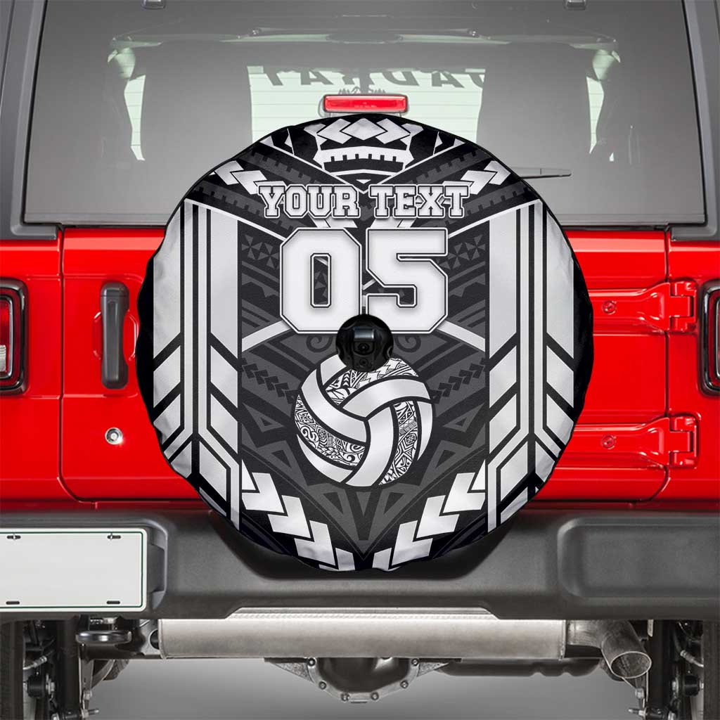 Custom Polynesia Beach Volleyball Spare Tire Cover Polynesian Tribal Pattern - Polynesian Pride