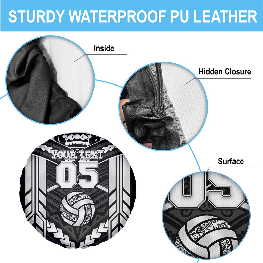 Custom Polynesia Beach Volleyball Spare Tire Cover Polynesian Tribal Pattern - Polynesian Pride