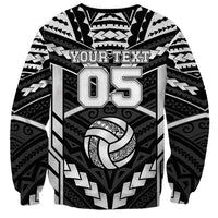 Custom Polynesia Beach Volleyball Sweatshirt Polynesian Tribal Pattern LT05 - Polynesian Pride