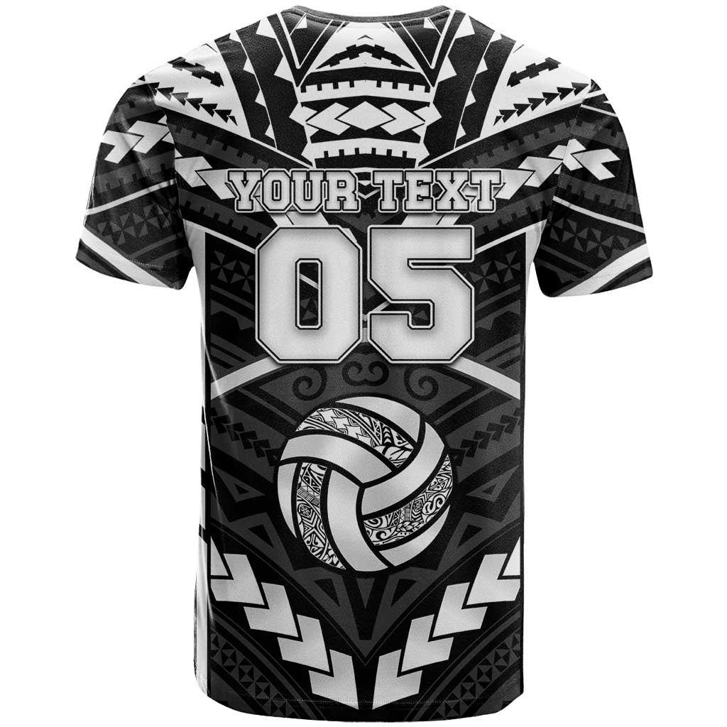 Custom Polynesia Beach Volleyball T Shirt Polynesian Tribal Pattern - Polynesian Pride