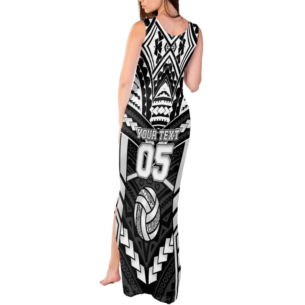 Custom Polynesia Beach Volleyball Tank Maxi Dress Polynesian Tribal Pattern - Polynesian Pride