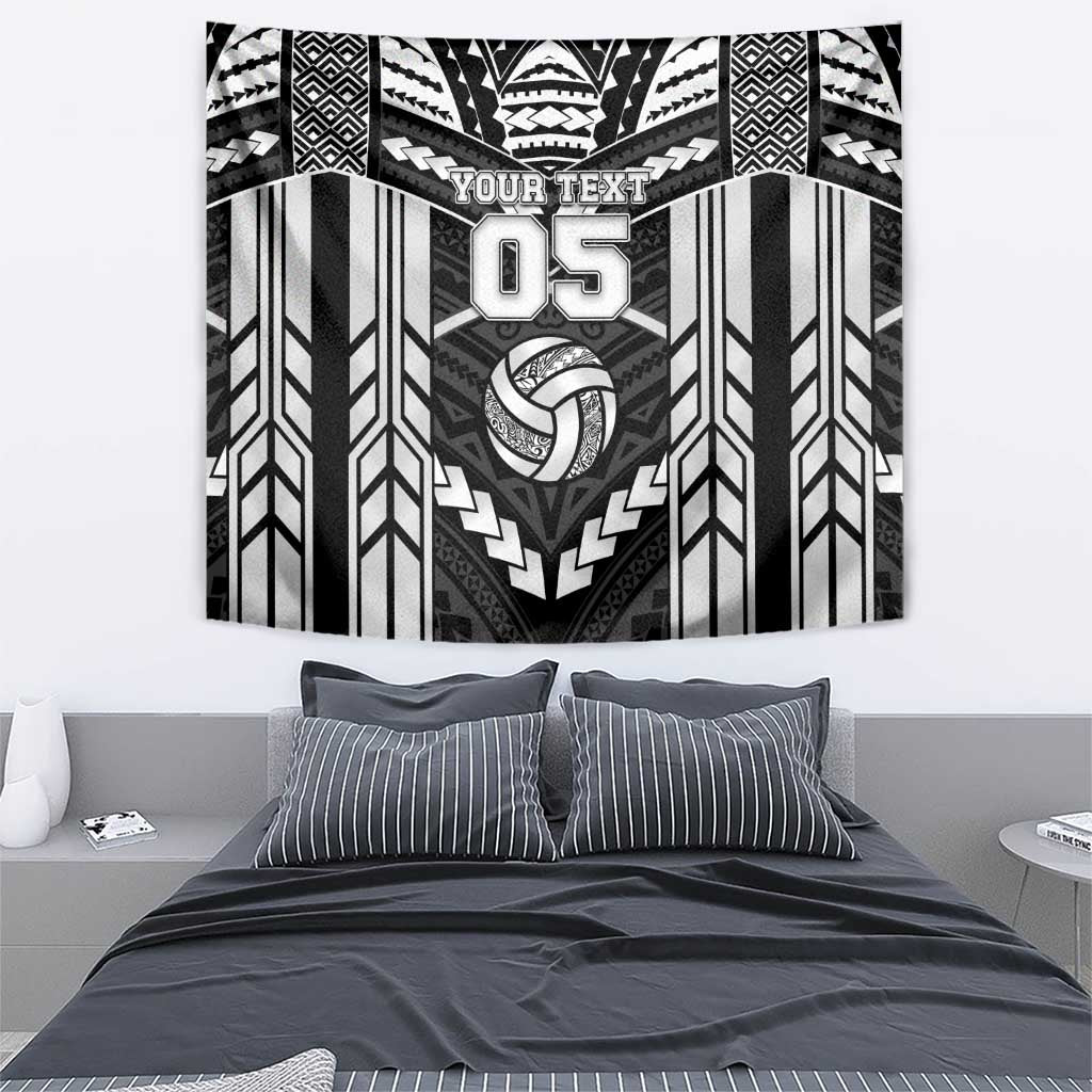 Custom Polynesia Beach Volleyball Tapestry Polynesian Tribal Pattern - Polynesian Pride