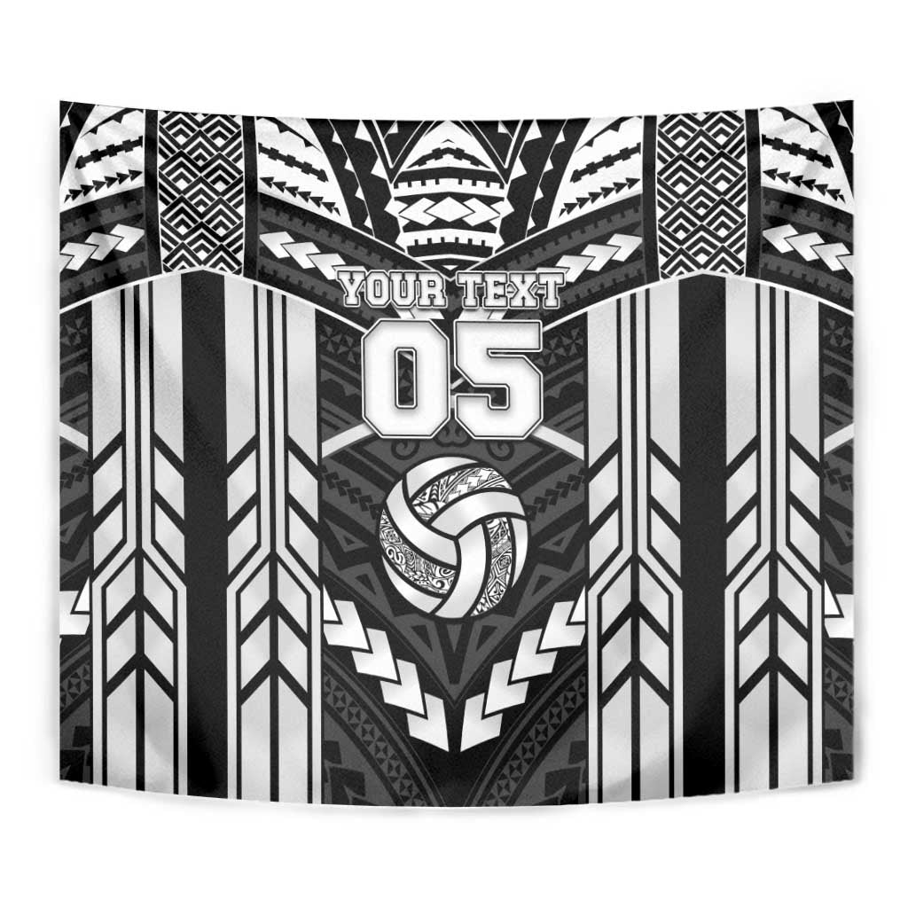 Custom Polynesia Beach Volleyball Tapestry Polynesian Tribal Pattern - Polynesian Pride