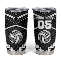 Custom Polynesia Beach Volleyball Tumbler Cup Polynesian Tribal Pattern - Polynesian Pride