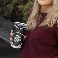 Custom Polynesia Beach Volleyball Tumbler Cup Polynesian Tribal Pattern - Polynesian Pride