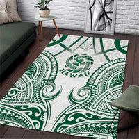 Hawaii Volleyball Area Rug Polynesian Pattern - Polynesian Pride