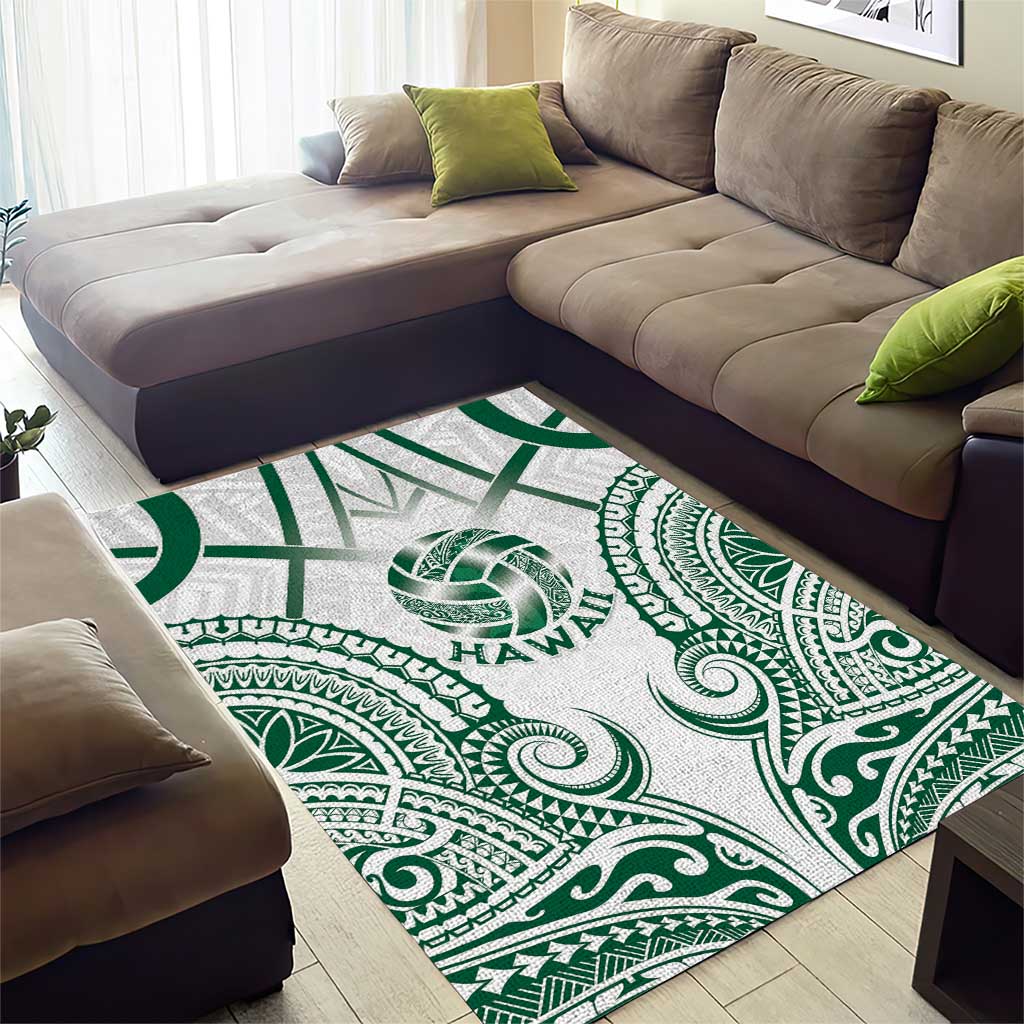 Hawaii Volleyball Area Rug Polynesian Pattern - Polynesian Pride