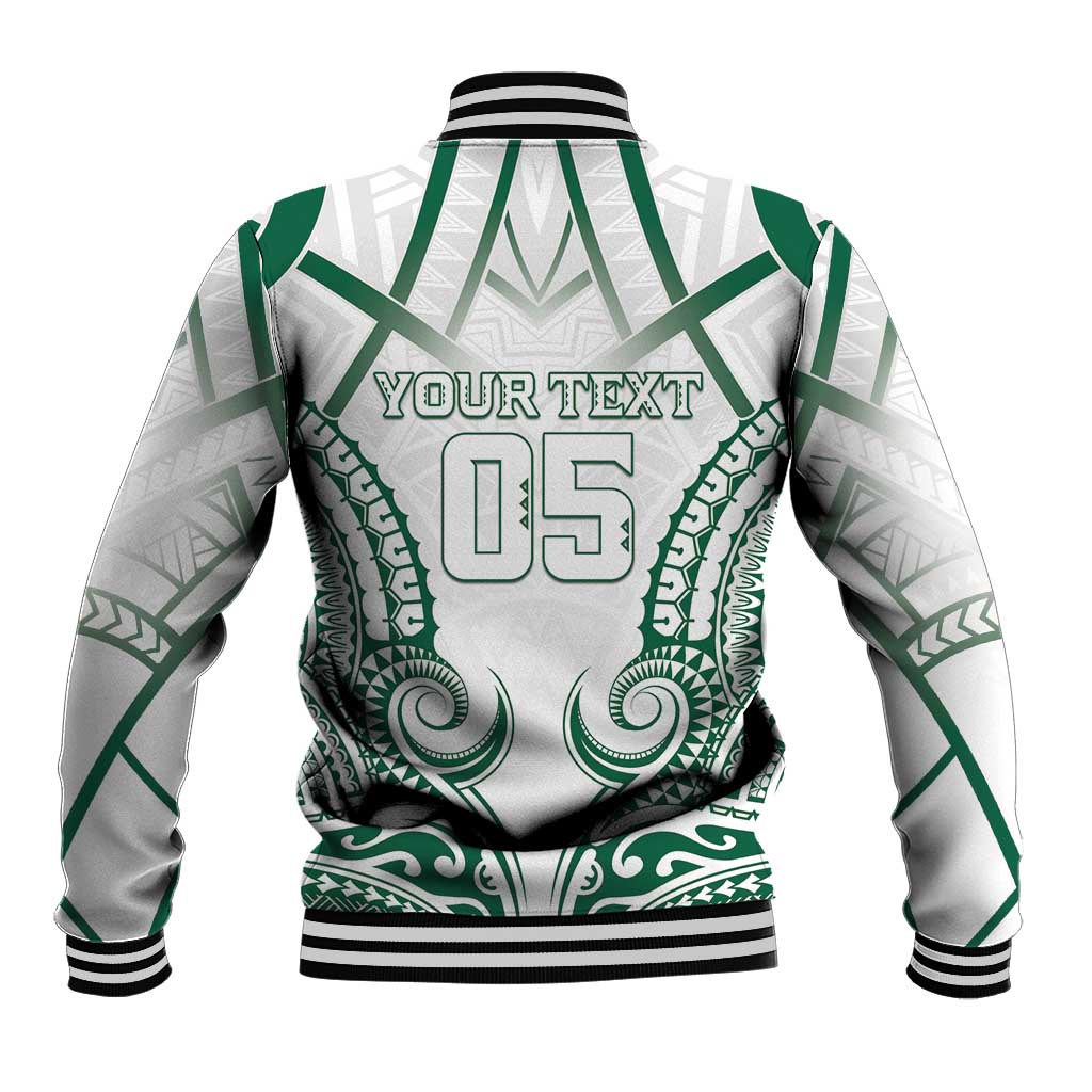 Custom Hawaii Volleyball Baseball Jacket Polynesian Pattern LT05 - Polynesian Pride