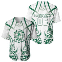 Custom Hawaii Volleyball Baseball Jersey Polynesian Pattern LT05 - Polynesian Pride