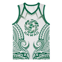 Custom Hawaii Volleyball Basketball Jersey Polynesian Pattern LT05 Unisex Teal - Polynesian Pride