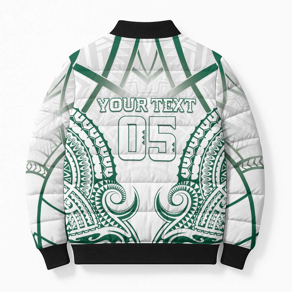 Custom Hawaii Volleyball Bomber Puffer Jacket Polynesian Pattern LT05 - Polynesian Pride