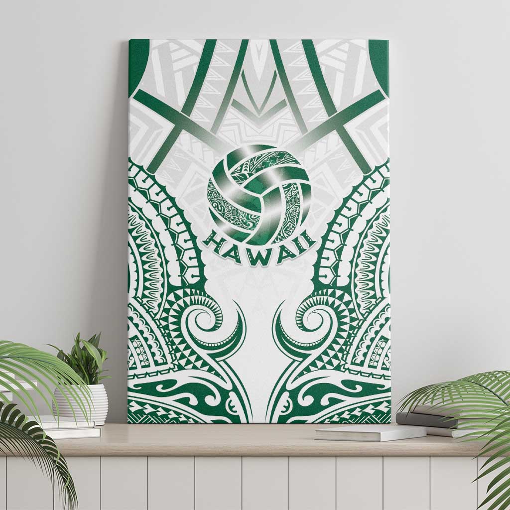 Hawaii Volleyball Canvas Wall Art Polynesian Pattern LT05 - Polynesian Pride