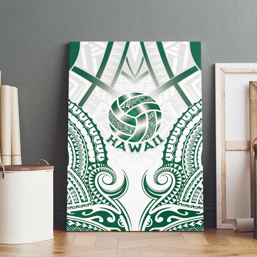 Hawaii Volleyball Canvas Wall Art Polynesian Pattern LT05 - Polynesian Pride