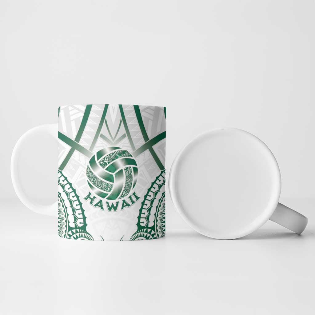 Custom Hawaii Volleyball Ceramic Mug Polynesian Pattern LT05 - Polynesian Pride