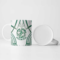 Custom Hawaii Volleyball Ceramic Mug Polynesian Pattern LT05 - Polynesian Pride
