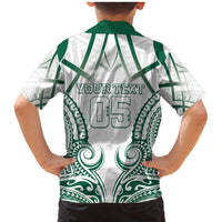 Custom Hawaii Volleyball Family Matching Mermaid Dress and Hawaiian Shirt Polynesian Pattern - Polynesian Pride