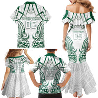 Custom Hawaii Volleyball Family Matching Mermaid Dress and Hawaiian Shirt Polynesian Pattern - Polynesian Pride