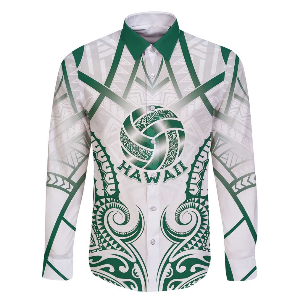 Custom Hawaii Volleyball Family Matching Mermaid Dress and Hawaiian Shirt Polynesian Pattern - Polynesian Pride
