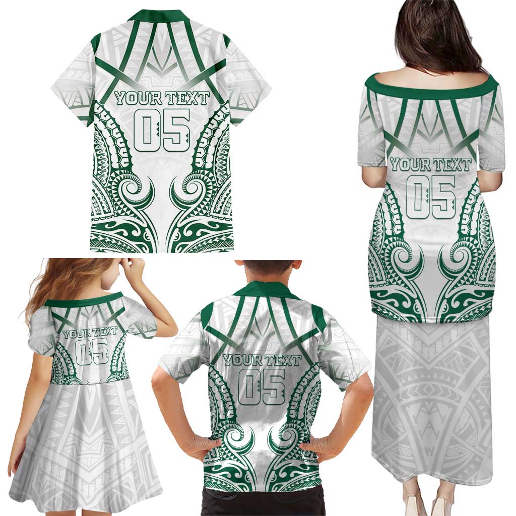 Custom Hawaii Volleyball Family Matching Puletasi and Hawaiian Shirt Polynesian Pattern LT05 - Polynesian Pride