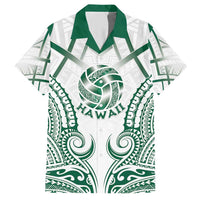 Custom Hawaii Volleyball Family Matching Short Sleeve Bodycon Dress and Hawaiian Shirt Polynesian Pattern - Polynesian Pride