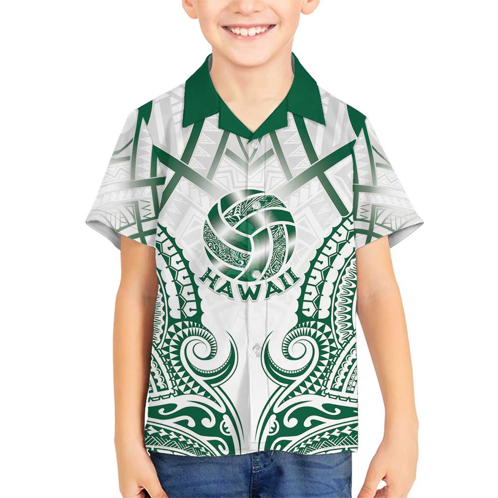 Custom Hawaii Volleyball Family Matching Summer Maxi Dress and Hawaiian Shirt Polynesian Pattern - Polynesian Pride