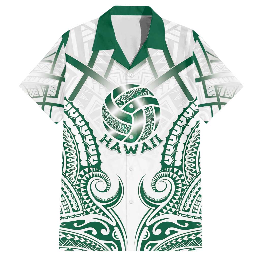 Custom Hawaii Volleyball Family Matching Tank Maxi Dress and Hawaiian Shirt Polynesian Pattern - Polynesian Pride