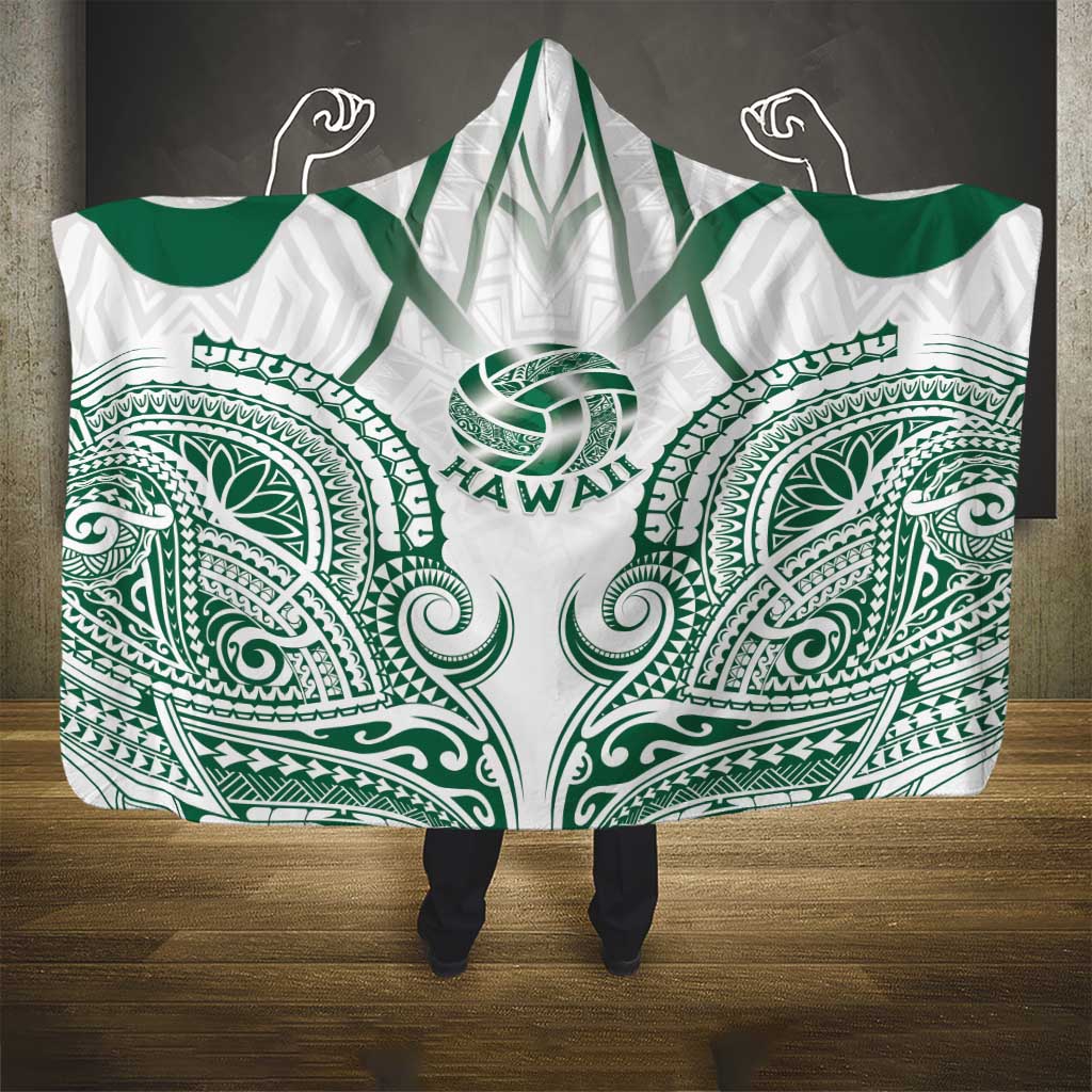 Hawaii Volleyball Hooded Blanket Polynesian Pattern LT05 - Polynesian Pride