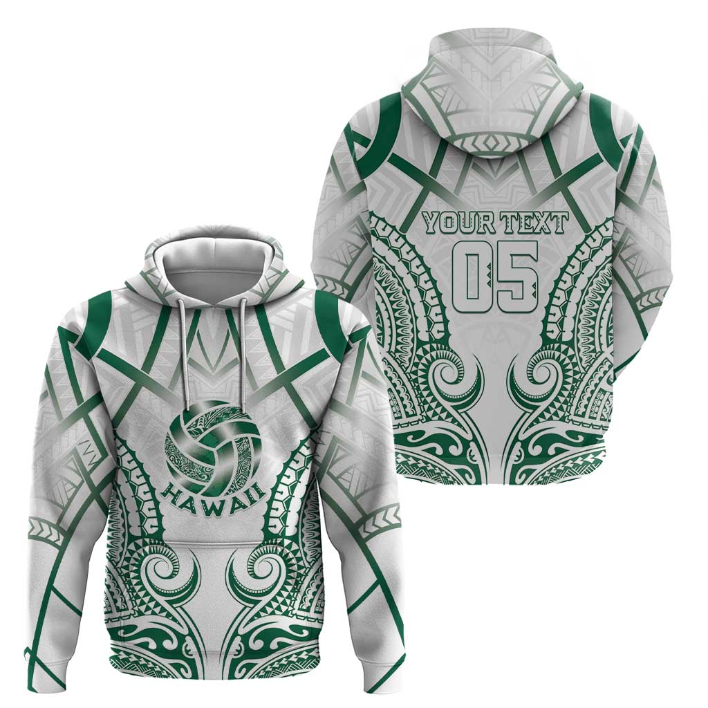 Custom Hawaii Volleyball Hoodie Polynesian Pattern - Polynesian Pride