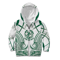 Custom Hawaii Volleyball Kid Hoodie Polynesian Pattern - Polynesian Pride