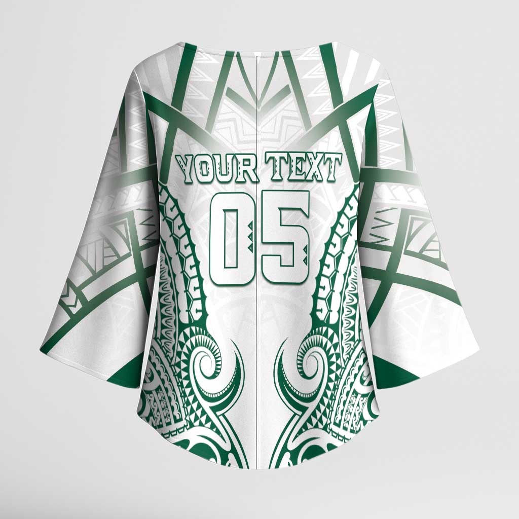 Custom Hawaii Volleyball Kimono Sleeve Blouse Polynesian Pattern LT05 - Polynesian Pride
