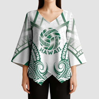 Custom Hawaii Volleyball Kimono Sleeve Blouse Polynesian Pattern LT05 - Polynesian Pride