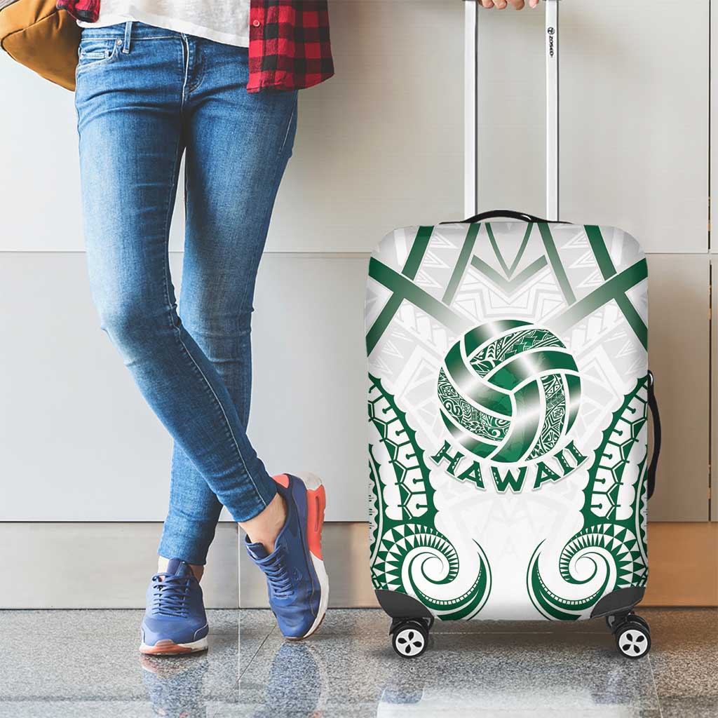 Hawaii Volleyball Luggage Cover Polynesian Pattern - Polynesian Pride